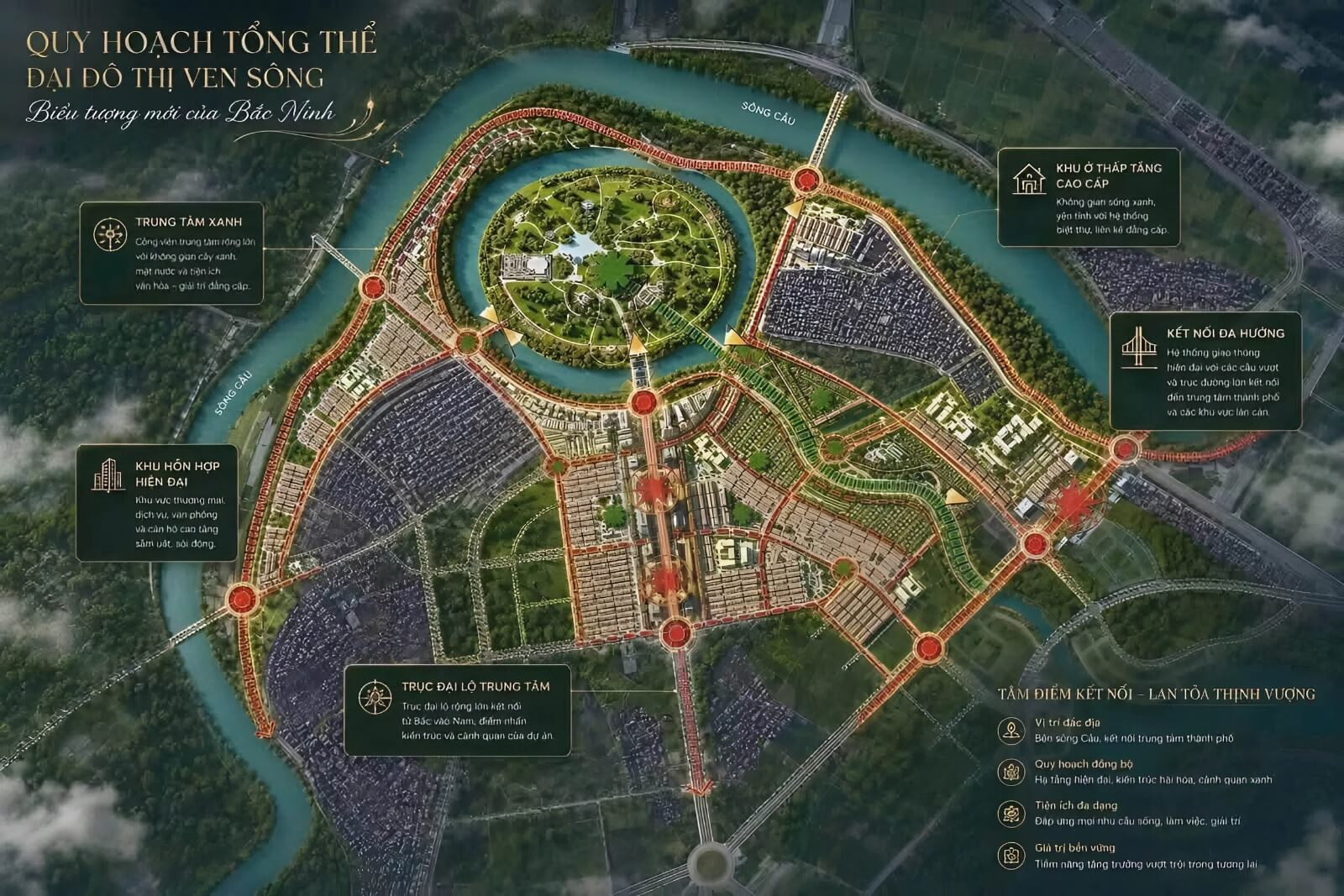 mặt bằng dự án vinhomes king park hòa long bắc ninh