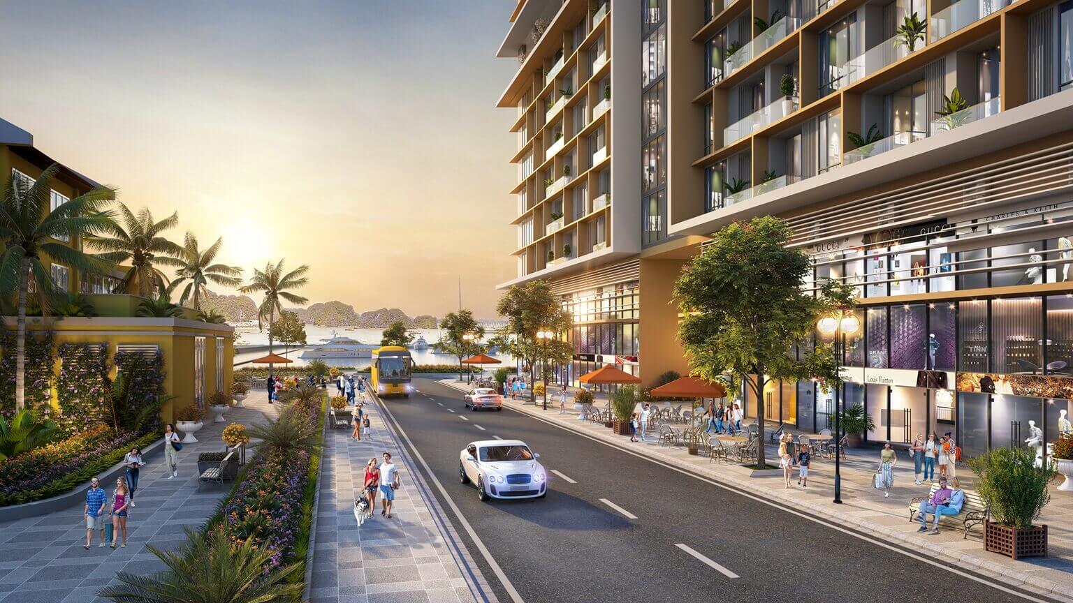 Shophouse khối đế Sun Group Bắc Ninh