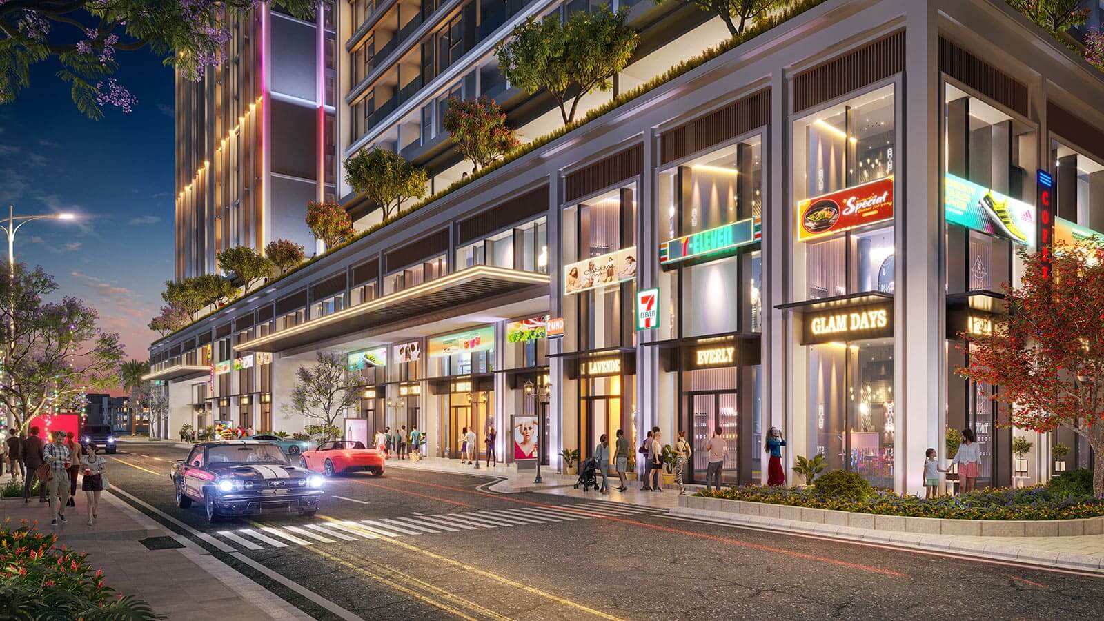 Shophouse khối đế Sun Group Bắc Ninh
