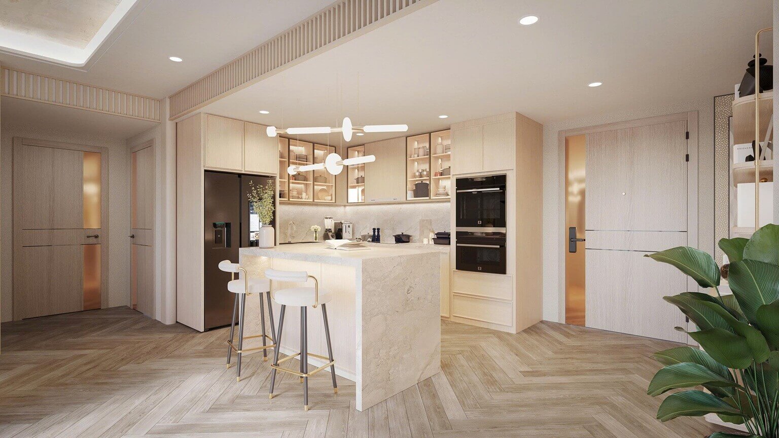Nội thất căn hộ Sun Group Bắc Ninh